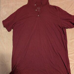 Maroon Golf Shirt Large